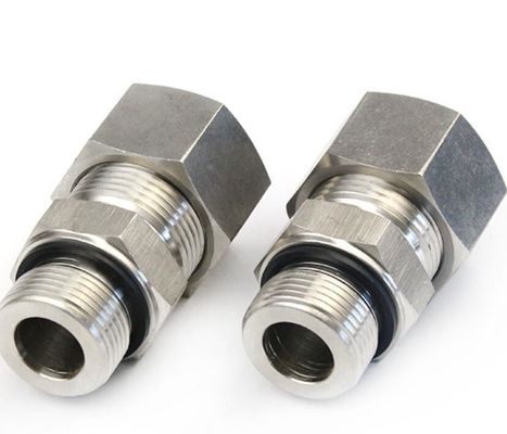 JIS Standard Edelstahl Hydraulik Schlauch Adapter Bsp Metrischer Adapter für Industrie