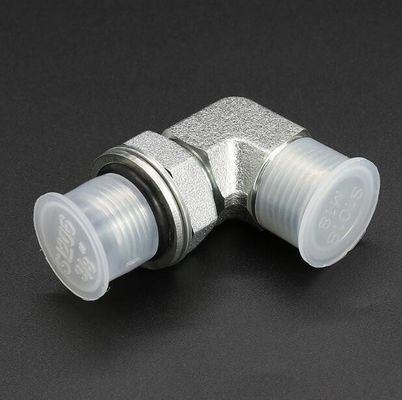 2024 Einstellbare Bsp Männliche 90 Grad Ellenbogen Hydraulische Befestigungen Adapter für Rohrleitungen Verbinden