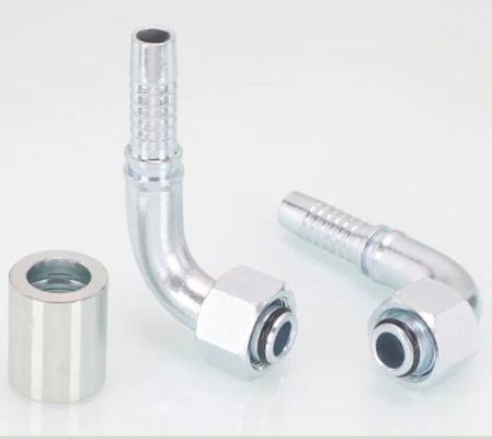 20491 Serie 90 Grad Metrische Weibliche 24 Grad Kegel O-Ring L. T. Hydraulische Schlauchschläuche