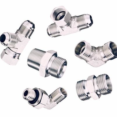 Jic-Frauen-Hydraulische Rohrverbindungen Doppelhex-Jic-Wiederverwendungs-Hydraulische Schlauchverbindungen