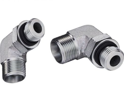 Hydraulische Anbringung SAE 90 Grad Ellenbogen mit verstellbaren Stangenden und O-Ring-Dichtung