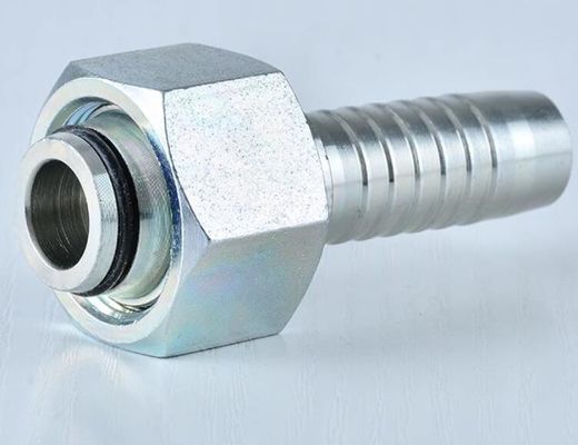 Kohlenstoff-Edelstahl 20411 DIN Metrische weibliche 24-Grad-Kegel-O-Ring-Leichtart Hydraulische Schlauchröhre Rohrverbindung