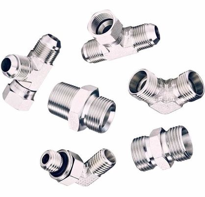 Edelstahl JIC weibliche Adapter für hydraulische Baggerrohrleitungen