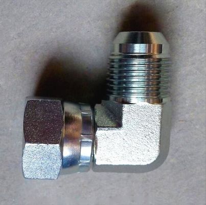 1C9 1D9 DIN-Biss-Typ-Rohrverbindungen 90 Grad Ellenbogen Hochdruckkugelventil Hydraulikadapter
