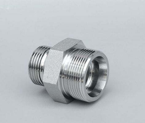 Edelstahl 1cm-Wd Edelstahl DIN2353 Biss-Ferrule-Typ-Anschlussrohradapter