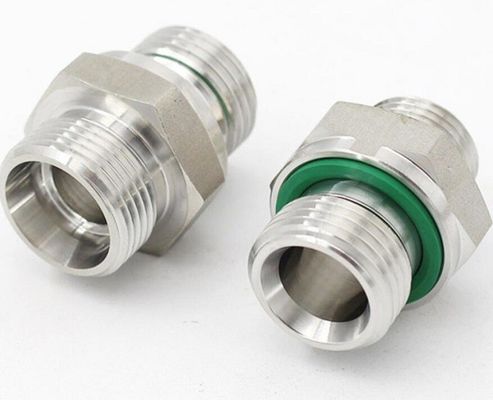 JIS Standard Edelstahl Hydraulik Schlauch Adapter Bsp Metrischer Adapter für Industrie
