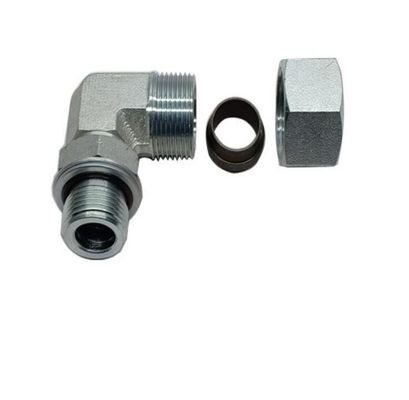 Rundkopfverzinktes Blatt 90 Ellenbogen Bsp O-Ring Adapter mit ausgezeichneter Haltbarkeit