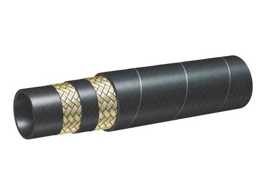 angepasste Stahldraht geflochtene / spiralverstärkte Hydrauliköl Gummi Schlauchmontage