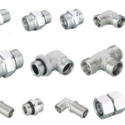 75-Grad-Kegel-Dichtung Nippel Verzinkter Hydraulischer Adapter für Rohrleitungen Verbinden