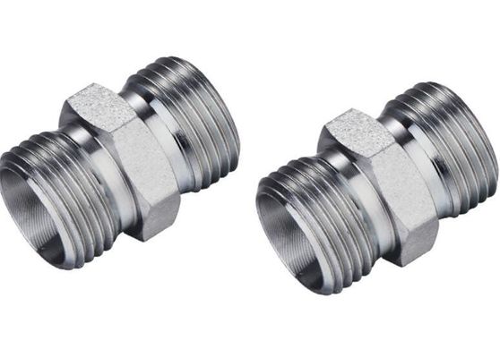 Mittelkohlenstoffstahl Hydraulikschlauch Gerade Adapter Fittings Vorteil DIN Standard