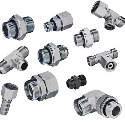 Mittelkohlenstoffstahl Hydraulikschlauch Gerade Adapter Fittings Vorteil DIN Standard