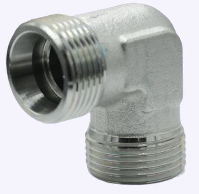Hexagonalkopf 90-Grad-metrische Maschine Übergangsgelenk Hydraulischer Adapter mit Drehmutter 2c9