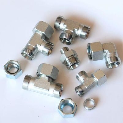 Hydraulische Befestigungen NPT-Rohradapter mit verzinktem Blech und individueller Größe