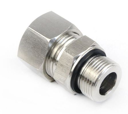 Männliche Verbindung Hydraulische Adapter 1cm-Wd DIN Bissart Metrisches Gewinde mit Gefangenerdichtung