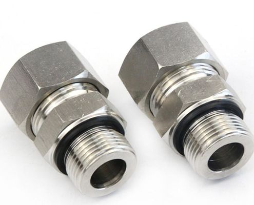Männliche Verbindung Hydraulische Adapter 1cm-Wd DIN Bissart Metrisches Gewinde mit Gefangenerdichtung