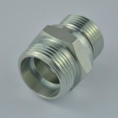 Hexagonalkopf mit mittlerer Kohlenstoffstärke Wiederverwendbarer metrischer/metrischer Geradenadapter mit Dichtungswascher