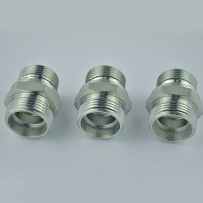 Rohrleitungen Anschluss 1CB-18-12WD Silberfarben Draht Hydraulischer Schlauchadapter Anschluss
