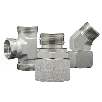 1CB Rohr aus Edelstahl mit 24° LS bis Bsp-Dreh und 60° Kegeldichtung