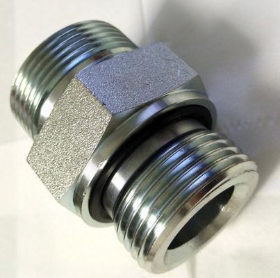 1CB/1cm-Reihe Gerade Stahl Rohrverbindungen aus NPT/Bsp/Metrischen Maschinnengaden für Industriezwecke
