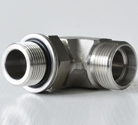 Rohrleitungen Verbindungsleitungen Kohlenstoffstahl Hydraulikbefestigungen Verstellbarer Ellbogen OEM Akzeptiert 1CG9
