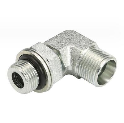 Mittlere Kohlenstoffstahl 90 Grad Ellenbogen-Übergangsgelenk 1cg9 Männliches Gewinde Hydraulische Befestigungen