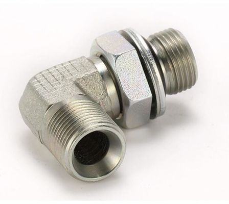 DIN-Standard-Hydraulische Befestigungen aus mittlerem Kohlenstoffstahl für OEM-O-Ring-Gesichtsdichtung