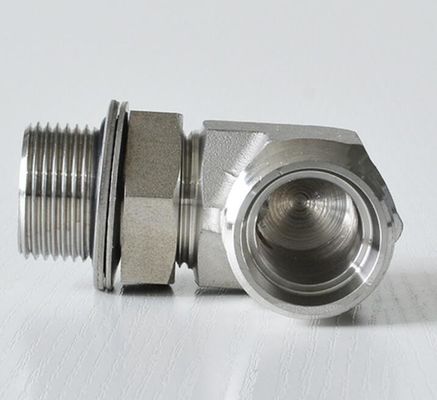90 Grad Ellenbogen Bsp Gewinde Stift Enden für die Verbindung von Parker hydraulische Rohrbefestigung