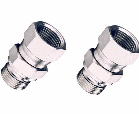 Verzinktes Blatt Hydraulisches Drehgerät für das gerade Gelenk Männliches Weibliches Hydraulisches Schlauchadapter
