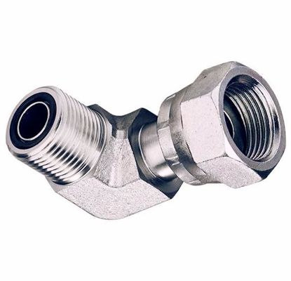 Rohrleitungen Verbinden Hochdruck hydraulische Ellenbogen Anpassung Kohlenstoffstahl 90 Grad Adapter