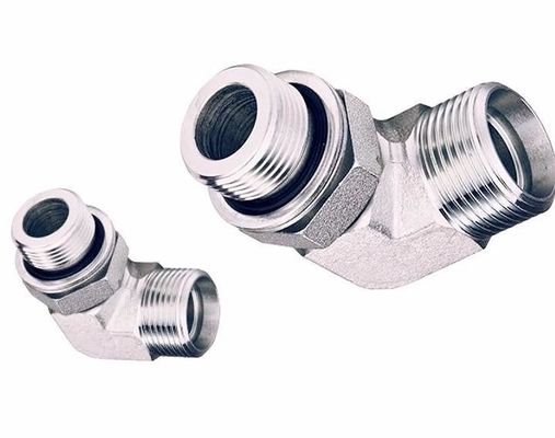 Silber, Kohlenstoffstahl, Edelstahl, DIN-Schrauben, Hydraulikverbindungen mit Proben