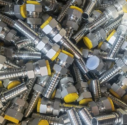 Jic Standard-Rohrleitungen verbinden Edelstahl-Hydraulikschlauch-Fittings für weibliche Schlauch