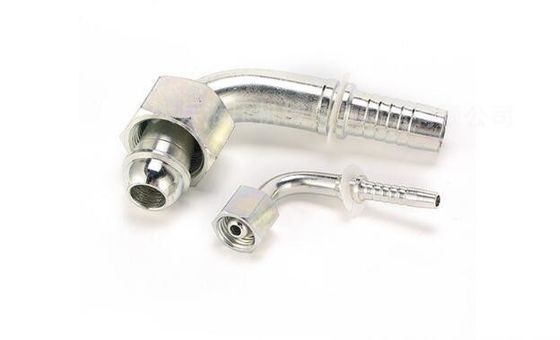 Hydraulische Schlauchbefestigungen 90 Grad Ellenbogen Metrische 24-Grad-Kegel Dichtung Gerade Befestigung 20591
