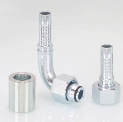 20491 90 Grad Biege Metrische weibliche 24 Grad Kegel O-Ring L. T. Hydraulische Schlauchanlage