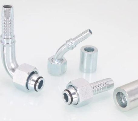 Hydraulische 90°-Embroche, Metrische Schläuche und Armaturen für Edelstahl 20491