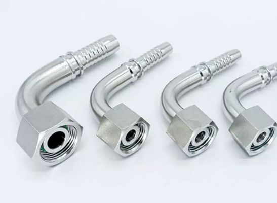 Hydraulische 90°-Embroche, Metrische Schläuche und Armaturen für Edelstahl 20491