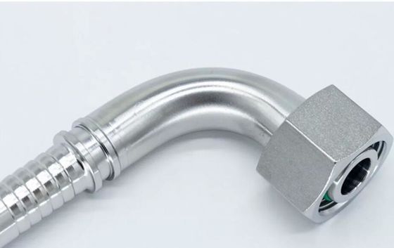 Hydraulische 90°-Embroche, Metrische Schläuche und Armaturen für Edelstahl 20491