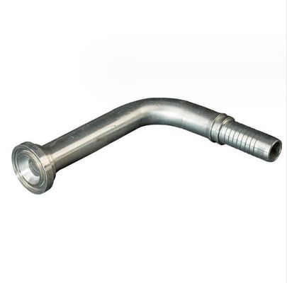 Rundkopf aus Edelstahl 90 Ellenbogenflanschbefestigungen für Hydraulikschlauch 3000psi