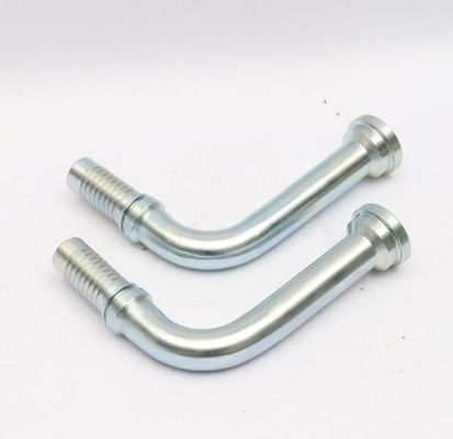 Rundkopf aus Edelstahl 90 Ellenbogenflanschbefestigungen für Hydraulikschlauch 3000psi