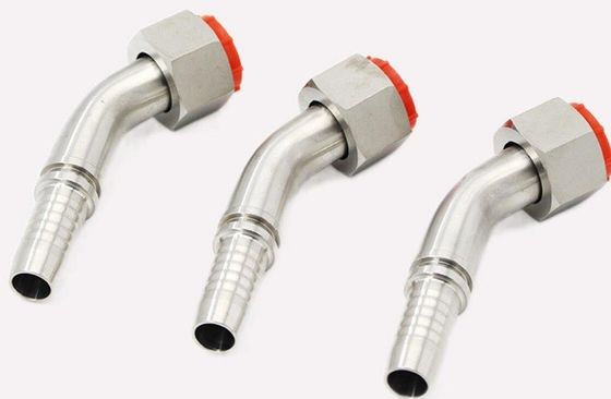 Lange Lebensdauer Kohlenstoffstahl Ss 45 Grad Ellenbogen Weibliche Metrische Hydraulikschlauchanlage