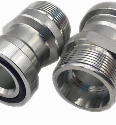 Männliche Verbindung Metrischer Bisstyp SAE Flansche 3000 Psi Adapter mit rundem Kopf