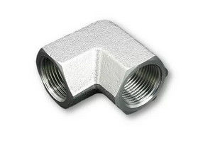90 Grad Ellenbogen-Tie-Fitting BSPT weibliche Edelstahl-Hydraulische Adapter 7t9 NPT-Gitter-Fitting